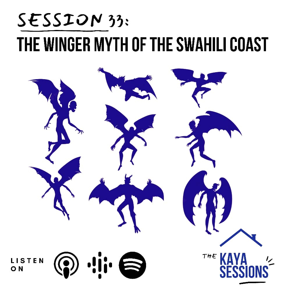 KayaSessions's tweet photo. This week we explore the Winged Myth that caused hysteria on the #Swahili coast for decades.
Listen at https://t.co/EKymVF61lW

#theKayaSessions #urbanlegends #Myth #mythicalcreature #popobawa #horror #Zanzibar #Tanzania https://t.co/XXuYsiCKE4