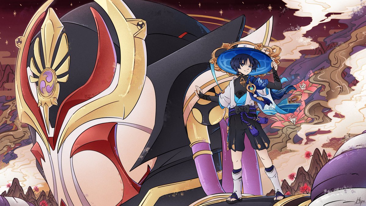 MiyanEatWorld's tweet photo. Wanderer | Scaramouche 
#原神 #GenshinImpact https://t.co/RbD8PcZj0L