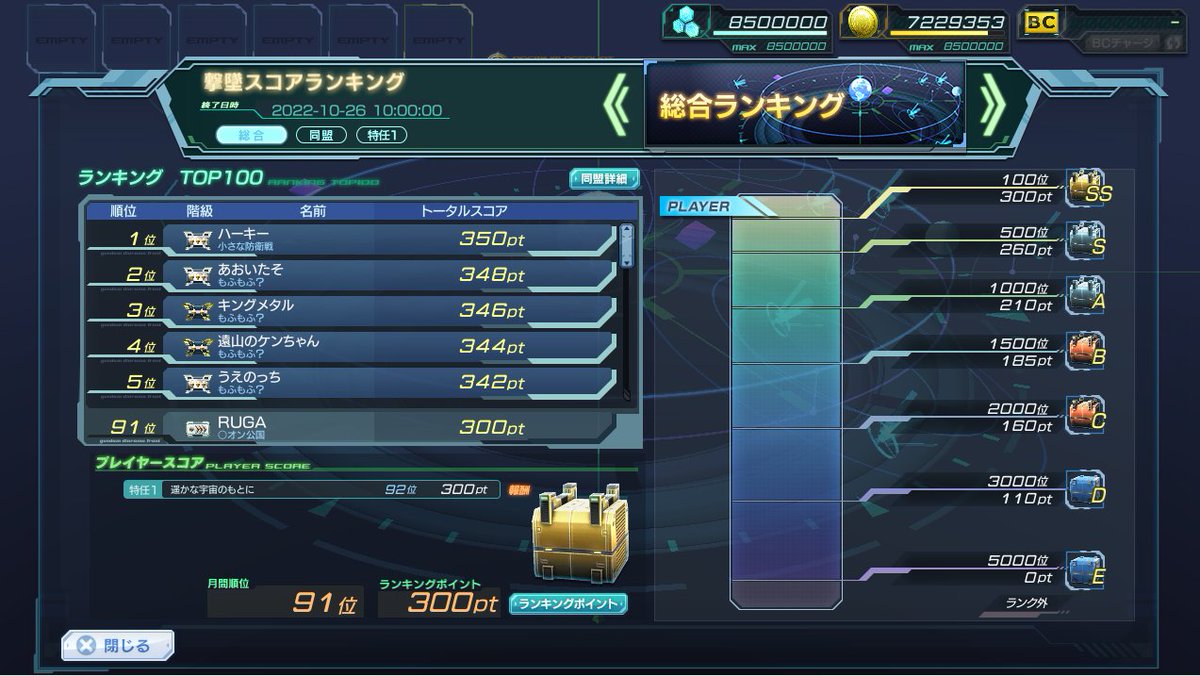 ガンダムジオラマフロント！7年間ありがとうございました！何だかんだで続けてたから寂しいっす、ガンオンと共に2待ってます！！！