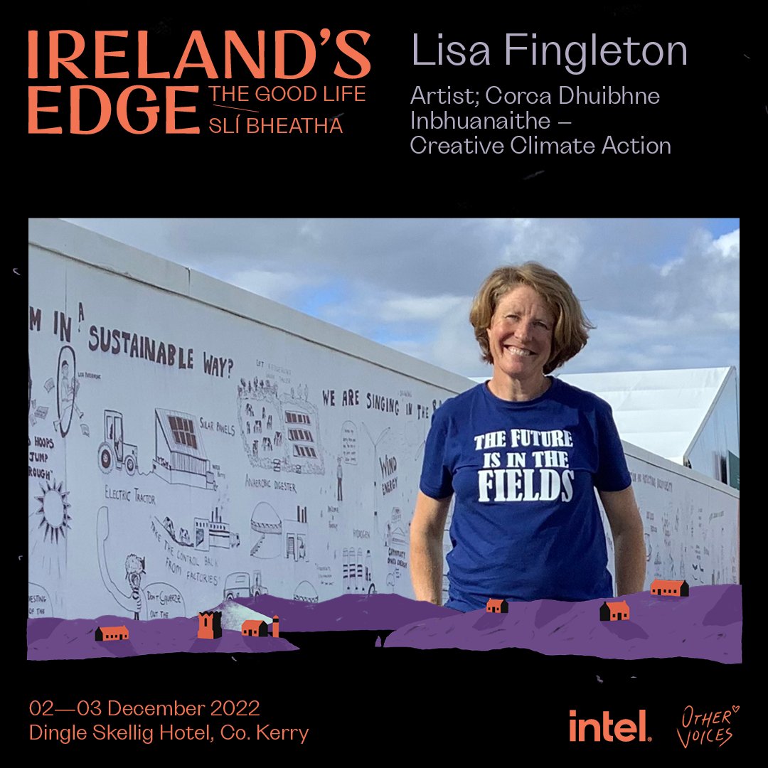 IrelandsEdge's tweet image. 🌱 WHAT FUTURE IS IN THE FIELDS?

Next week at Ireland’s Edge, local Farmers Dinny Galvin &amp;amp; Tommy Reidy join artist @LisaFingleton &amp;amp; broadcaster @ellamcsweeney to explore what the future holds for farmers when it comes to climate change 🐑 

IE programme: bit.ly/3XloqWs