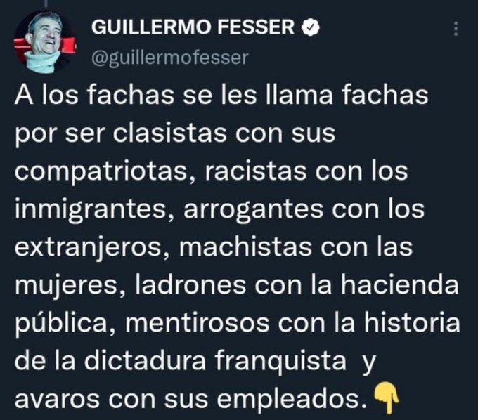 Pues más claro el agua..!!