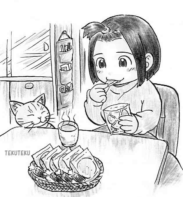 #モノクロ にゃ🤍
 #illustration #オリジナルイラスト 