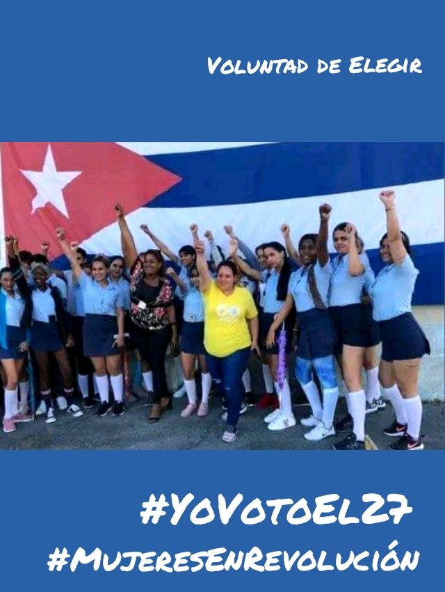 CubaMir_Ven's tweet photo. A votar por la familia.
Por la Revolución.
Por el Socialismo.
#CubaPorLaVida #Cuba #YoVotoEl27 #VoluntadDeElegir https://t.co/ejYKUOSBS2