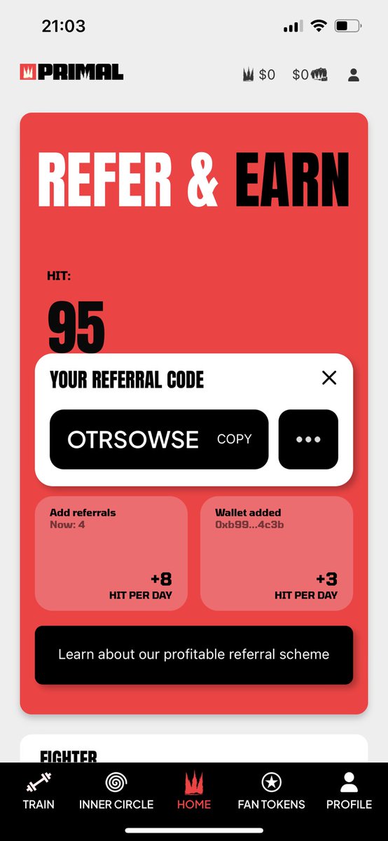 VlaunchTwitte's tweet photo. Hurry up !!!!!

Download now $PRIMAL App for iOS and Android! https://t.co/NfuTj25b0I

Put this code when install App Join  OTRSOWSE

More code more chance to get a free NFT! 🔥

#primal #getprimal #stepapp #fantoken #M2E #Move2Earn #Crypto https://t.co/2sIMBIpw2X