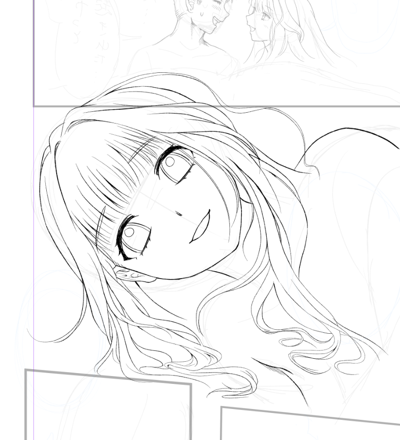 髪が地獄だよなと際どいシーン描きながら思ったWIP
#コルクラボマンガ専科 https://t.co/9Xv93r5p4c