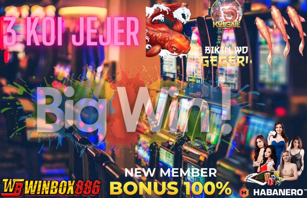 winbox886's tweet photo. Event KOI Gate Super WIN!
Hanya di WINBOX886 anda dapat merasakan sensasi jackpotnya,
Mainkan permainan favorit anda dan raih Hadiah Terbesar hanya di WINBOX886
Link : linkr .bio/winbox886
#winbox886 #slotmania #slotgacor #slotonline #slotmaxwin #bandarcasino https://t.co/SUSHiv6EHH