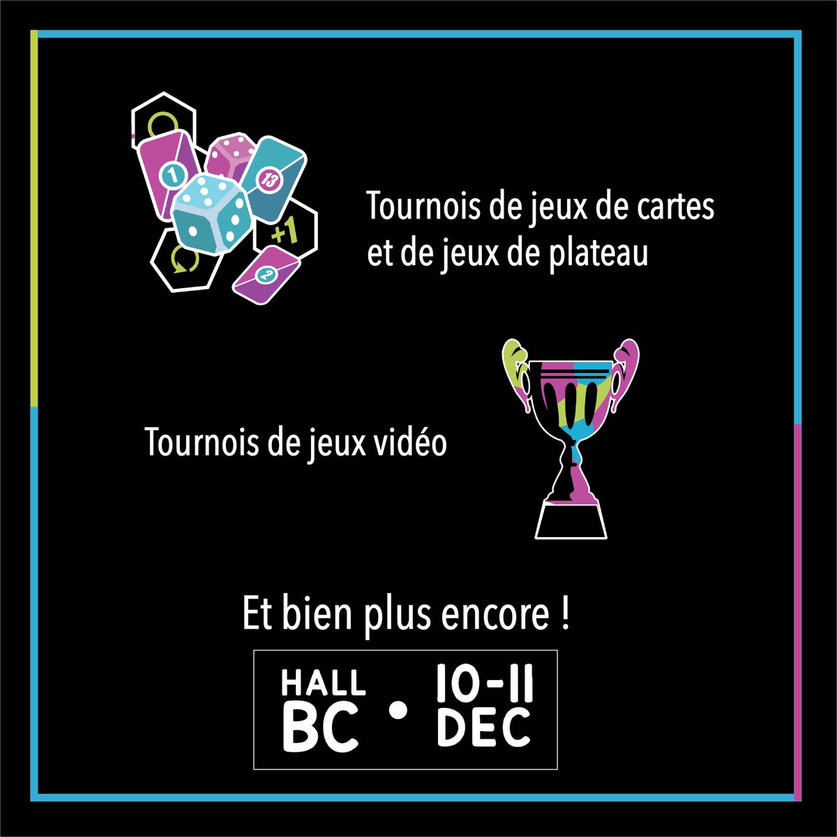 CLICGameStar's tweet image. Game* revient vers vous avec la 3ème édition de sa LAN : ICeLAN ! 
L&apos;événement se déroule les 10 et 11 décembre 2022 au Hall du BC.
Les inscriptions ouvrent demain à midi et les places sont limitées, alors restez à l&apos;affût sur tous nos réseaux sociaux ! :)