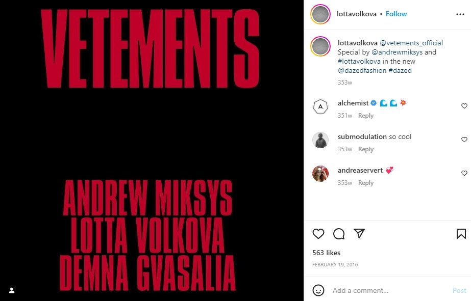 One of his fans funny enough made a video on him on this and GQ also made an article on this, however some way somehow he was left off the hook and kept working in the fashion industry