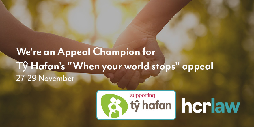 @tyhafan aim to raise £250,000 to provide end-of-life care to children and their families. We’re an 'Appeal Champion' supporting their #WhenYourWorldStops appeal. All money raised during 27-29 November will be match funded and DOUBLED IN VALUE. Donate now ow.ly/GNTy50LNy7m