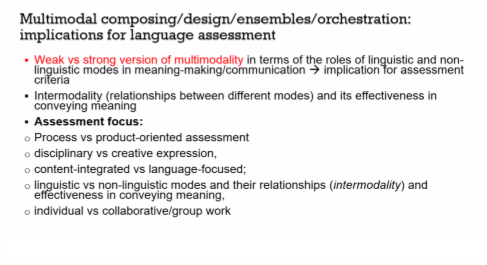RaffaBottini's tweet image. "The paradigm shift towards #MultimodalCommunication calls for a shift in #EAP towards assessment of multimodal integrated language skills"❗️

Inspiring talk by Gouxing Yu #LTF2022 @UKALTA2