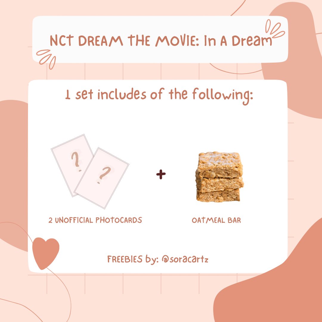soracartz's tweet photo. ˚*•̩̩͙✩•̩̩͙*˚＊NCT DREAM THE MOVIE: In A Dream FANSUPPORT BY: @soracartz  ˚*•̩̩͙✩•̩̩͙*˚＊

♡ WHEN: Dec 03, 2022
♡ WHERE: SM GRAND CENTRAL 

*limited slots only! see you there! 🤍* https://t.co/w4vYn0RJhp