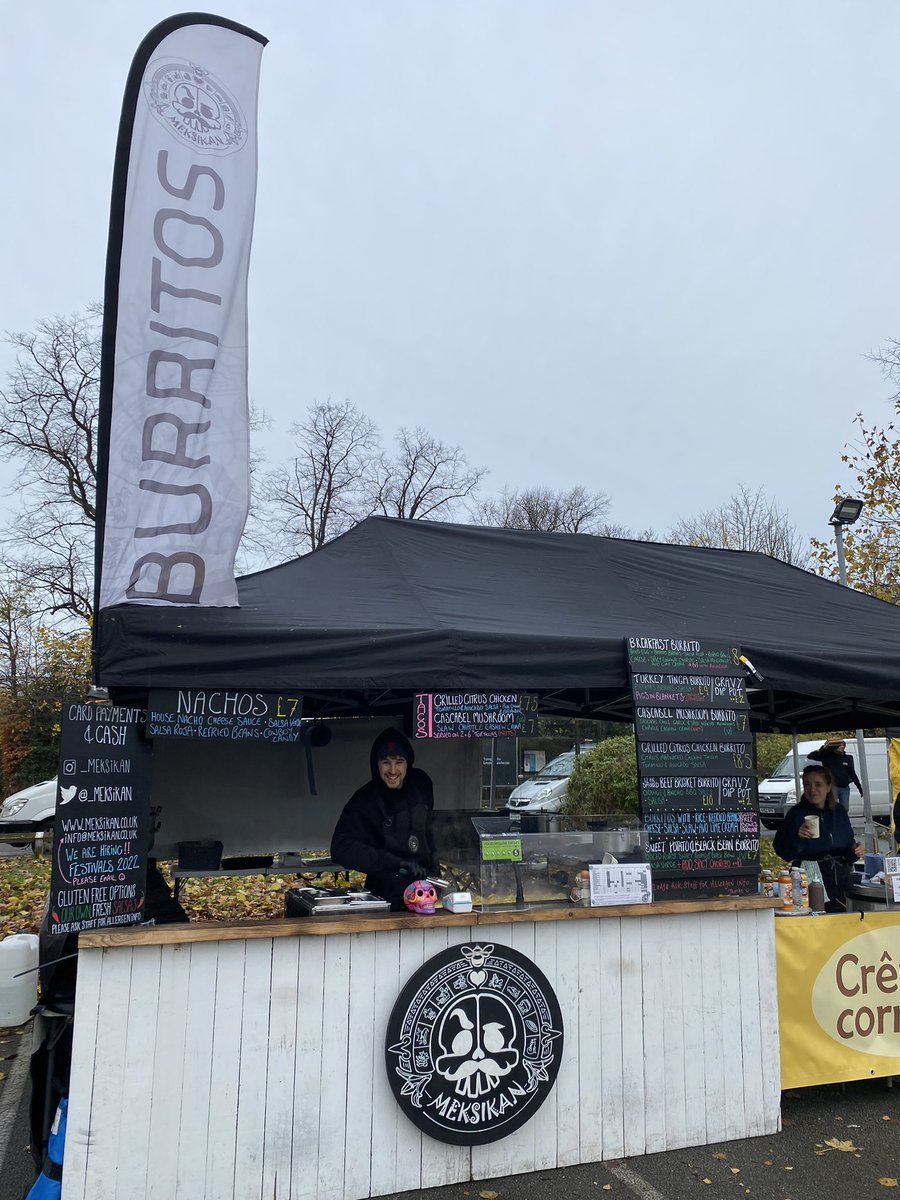 _meksikan's tweet photo. All set up @_makersmarket West didsbury - come say hey 👋🏼 Breakfast burritos already flying out 🌯😊

#didsbury #streetfood #manchesterfood https://t.co/BaC7v3R9RB