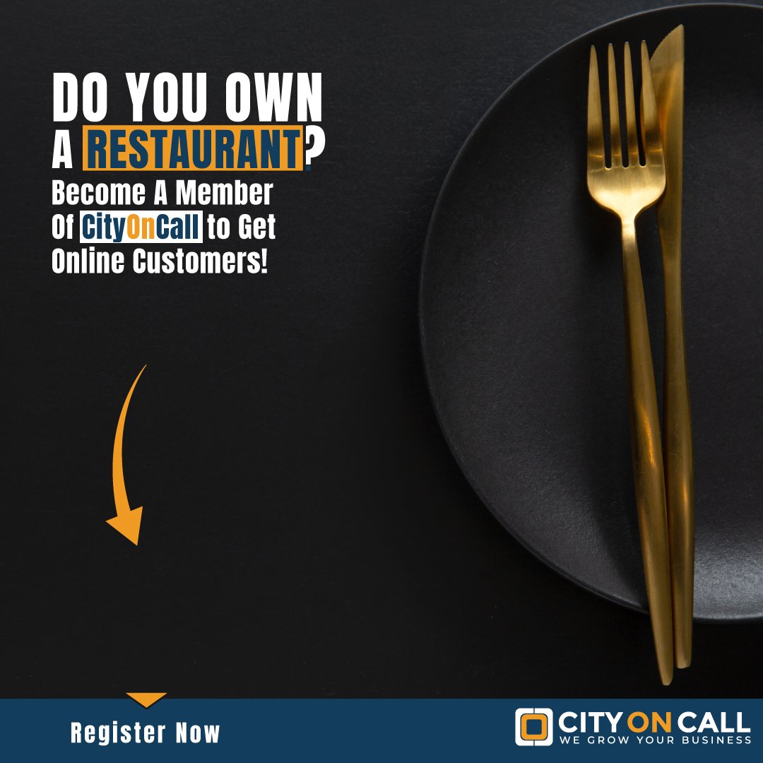 CityOnCall3's tweet photo. Are you running Restaurant business? Register your profile on CityOnCall today for free to get customers' inquiries.

Download the App now or visit website.
#cityoncall #restaurant
#restaurants #foodbusiness #deliciousfood #foodlovers #onlineservice #businessowner https://t.co/phYzkDm3xp