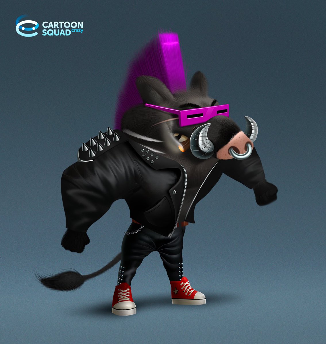 CartoonCrazySqd's tweet photo. GM Squad ☕️❤️‍🔥 
Warhog used to be a cute little piglet, but constant training and a diet of acorns turned him into a brutal fighter! 
Believe in yourself and keep fighting 😎 
Have a great Sunday 🔥 
https://t.co/iSaUlyaYw4 https://t.co/GbnMoOj00n