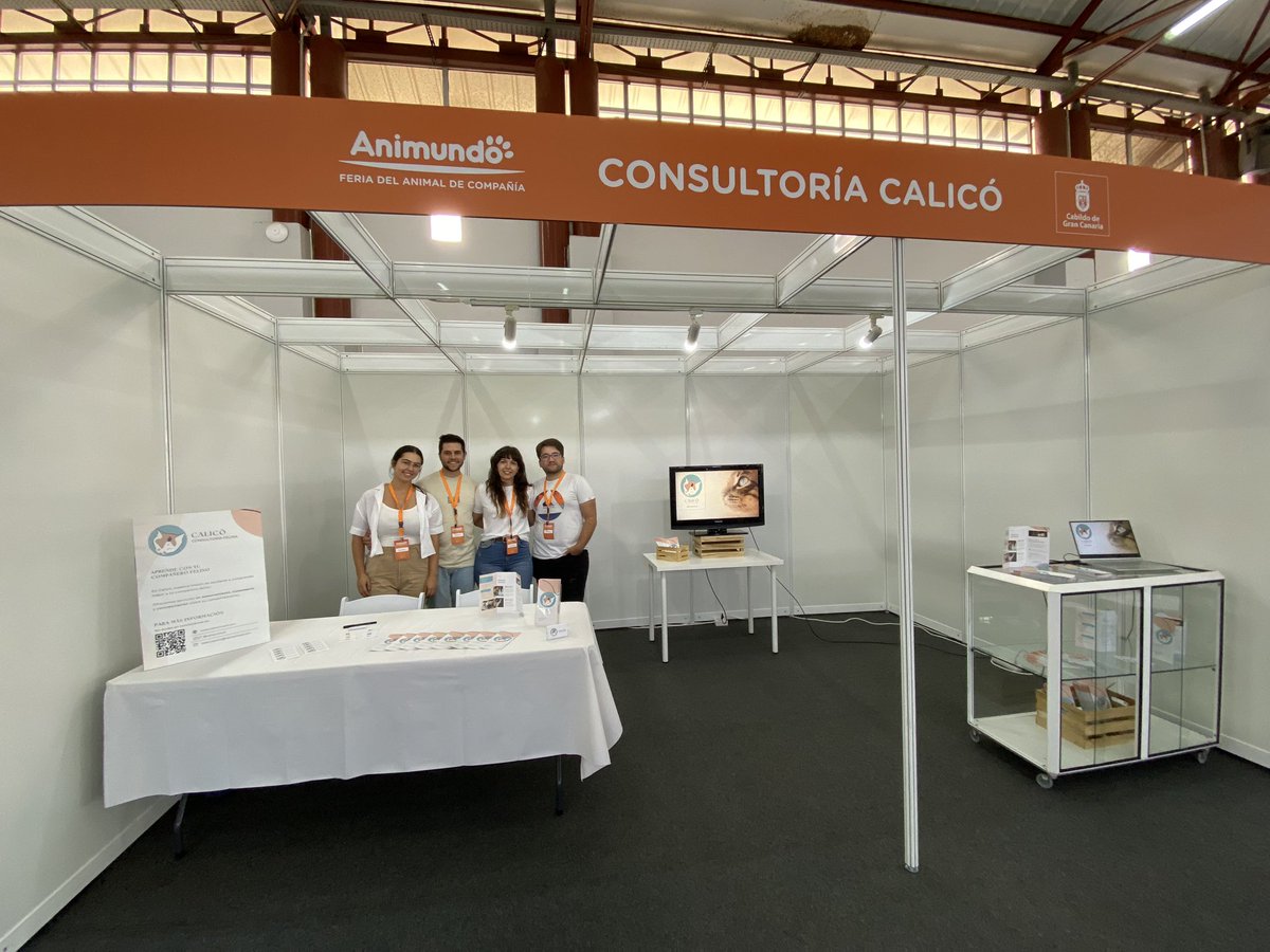 infecar's tweet image. Con Calicó tendrás toda la información y asesoramiento sobre hábitos y comportamientos del animal de compañía. ¡Ven a conocerlos a #Animundo 🐶🐱y aprende qué es la etología!

@calicoconsult 
#AnimalDeCompañía #Animales #GranCanaria #Animundo2022 #Expositores