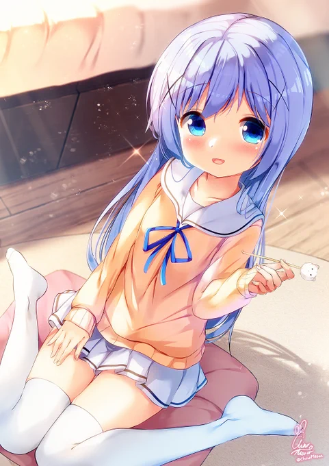 #いいニーハイの日白ニーハイは良き 