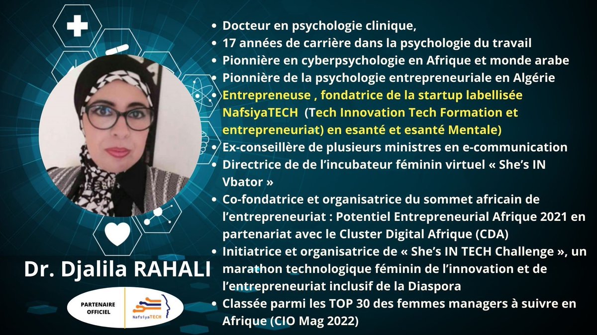 clusterdafrica's tweet photo. Notre Ambassadrice Dr. Djalila RAHALI est intervenue hier lors de la « Journée pédagogique: LA SANTE AU CŒUR DE LA TECHNOLOGIE» à l'#IGMO organisée par l’Université Oran 1 Ahmed Ben Bella.
@AmadouDiawaraMl https://t.co/avpbH94pNt