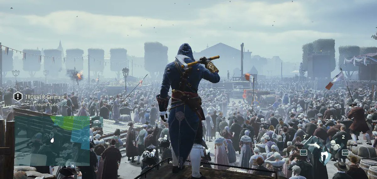 EvdeJadis's tweet photo. Petite pause récréative durant mes études 😄
Ok, il y a pleins ďanachronismes et de raccourcis historiques. Mais pour un 18iémiste, ça reste toujours un plaisir ďy jouer 🎮🇫🇷⚜️😉
#AssassinsCreed #ACUnity #videogames #FrenchRevolution #History #Louis16 #18thcentury https://t.co/3kVlN5sCsc