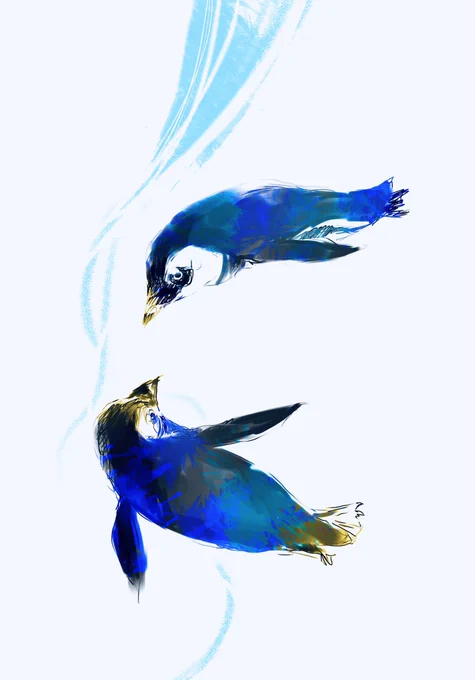 すぐ影響されるペンギン再放送 
