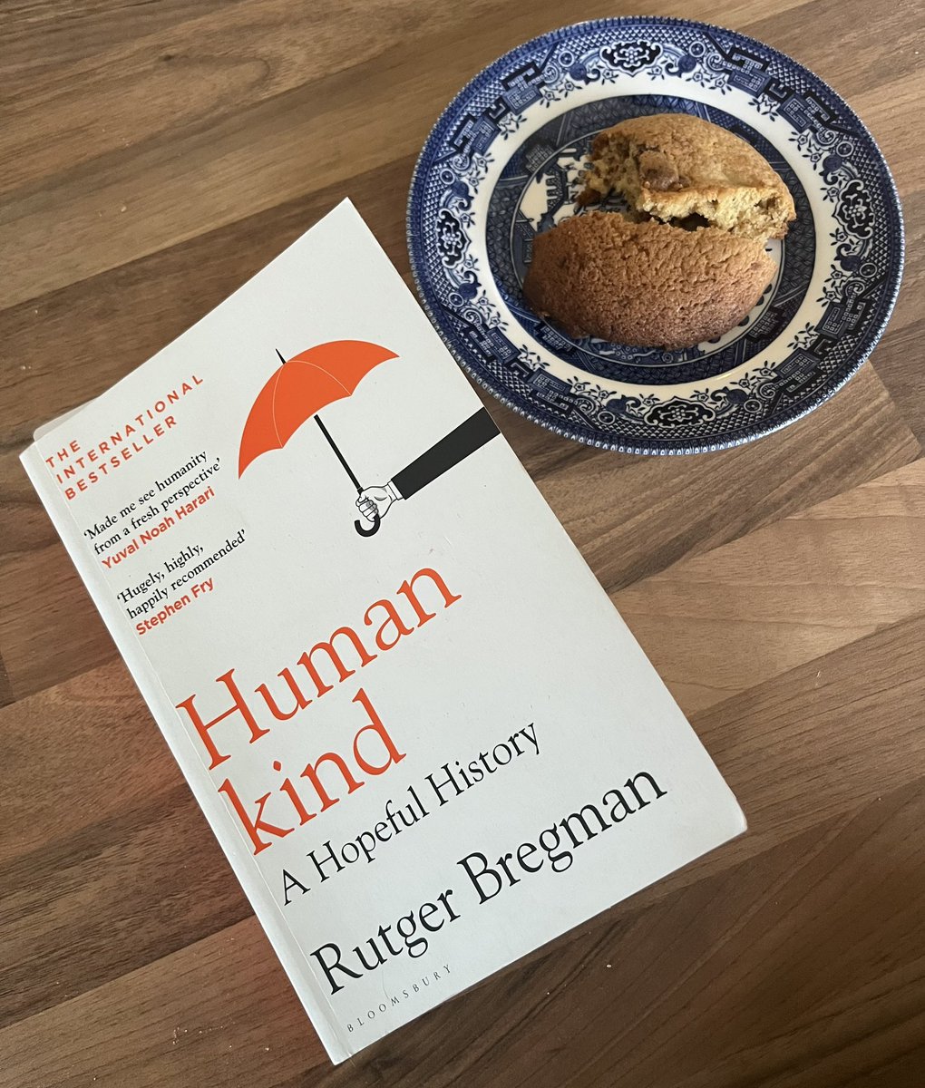ColeFey's tweet photo. We have a day of no plans π. Woke up to my daughter making cookies, so I decided to take an hour with the current #FEReadingCircle book βHuman Kindβ whilst rest of household pottered. A hopeful history and a hopeful read π. #chapteraday https://t.co/MQkjMr21SZ