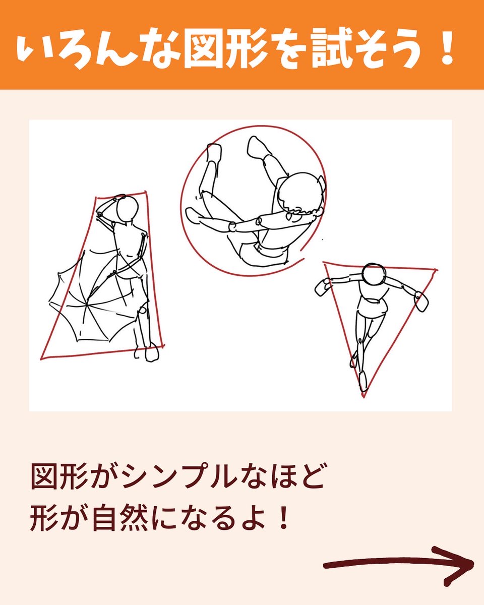 人の体をバランスよく描くには? 