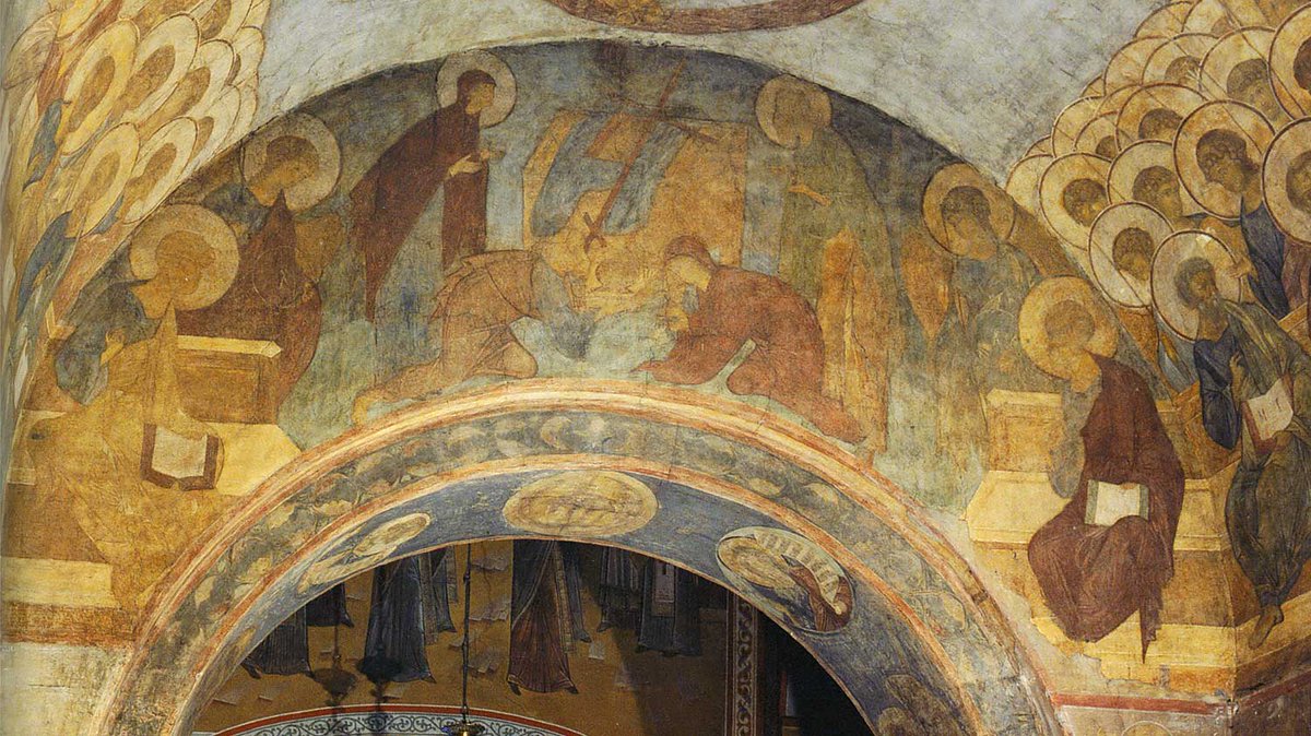 andreiRublot's tweet photo. The Last Judgement: Hetoimasia, Mother of God, John the Baptist, Adam and Eve, the angels, the apostles Peter and Paul
1408 #icon #byzantineArt https://t.co/Gk52GfR2EN