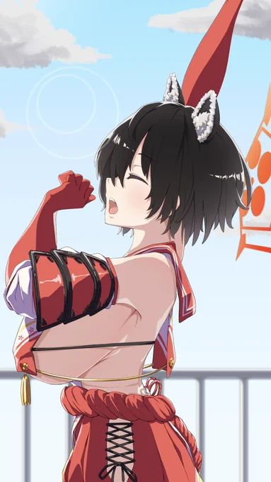 ツバキ!!#ブルアカ #ブルーアーカイブ 