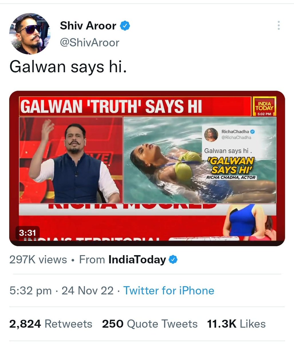 zoo_bear's tweet photo. So @IndiaToday be like, let's search Richa Chadha's pics on Google with a keyword "Richa Chadha in Bikini" and use those pics, We'll get a lot of views to our 'News'. https://t.co/c29OhF6bnM