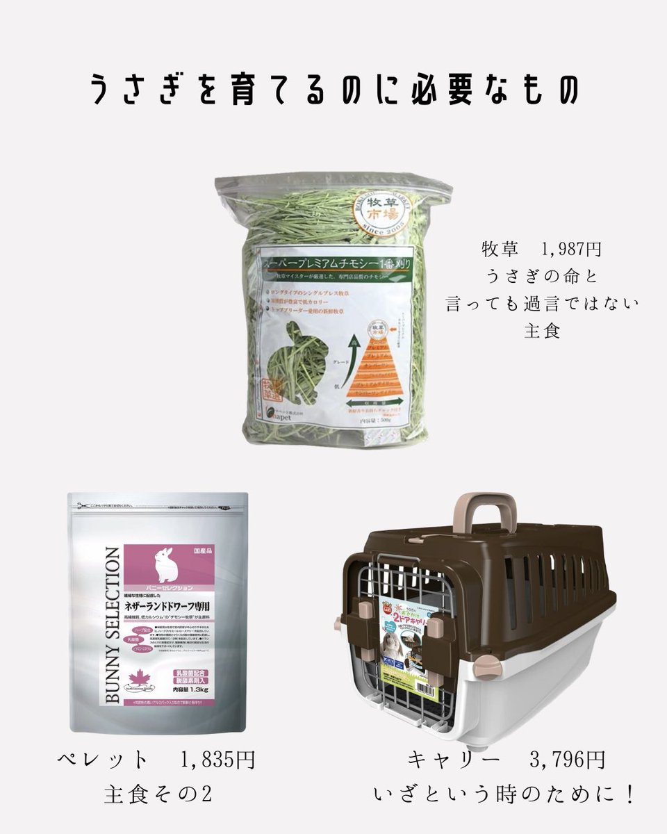 bosscheese107's tweet photo. うさぎと2年暮らして、必要だと思ったものたちです。

値段はAmazonです🤞🏻

これからお迎えを考えてる方の参考になりますように。 https://t.co/dJ7RSdyTeI