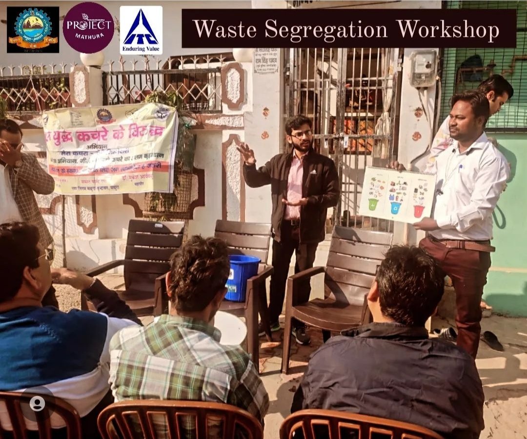 NVrindavan's tweet photo. #Mathura
Today a workshop on waste segregation conducted by @NVrindavan team at Govind Nagar to spread awareness efficient waste management about waste segregation and 3R principles.
#projectmathura
#zerowaste
#wastesegregation
@UPGovt
@aksharmaBharat
@NagarVikasUP
@anunaya_j https://t.co/KVwbbNdGma