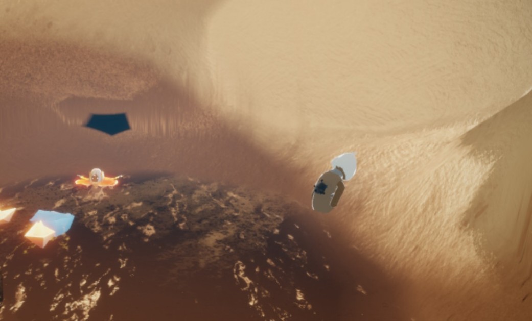 Sky_t_note's tweet image. 雨林のかくれんぼの精霊さんと蟹がいる穴、奥の黒いシミの部分を星の子が踏むと広がって絵の具遊びみたいになるの知ってました…？
ついつい遊んでしまいます🎨🖌✨
#sky星を紡ぐ子どもたち