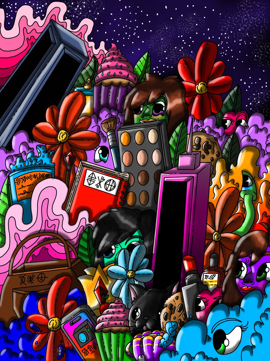 🌻🐞Lazy Sunday Art🌻🐞 #digitalart #artist #NFTs #DigitalArtist #nftcollectors #ArtistOnTwitter