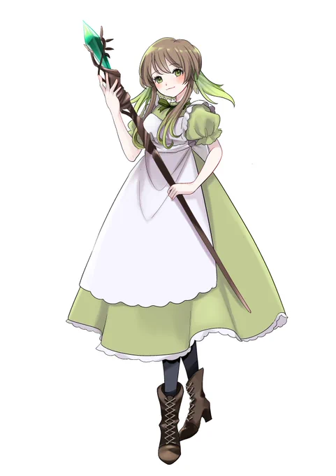 杖持ってるアイコンの子 