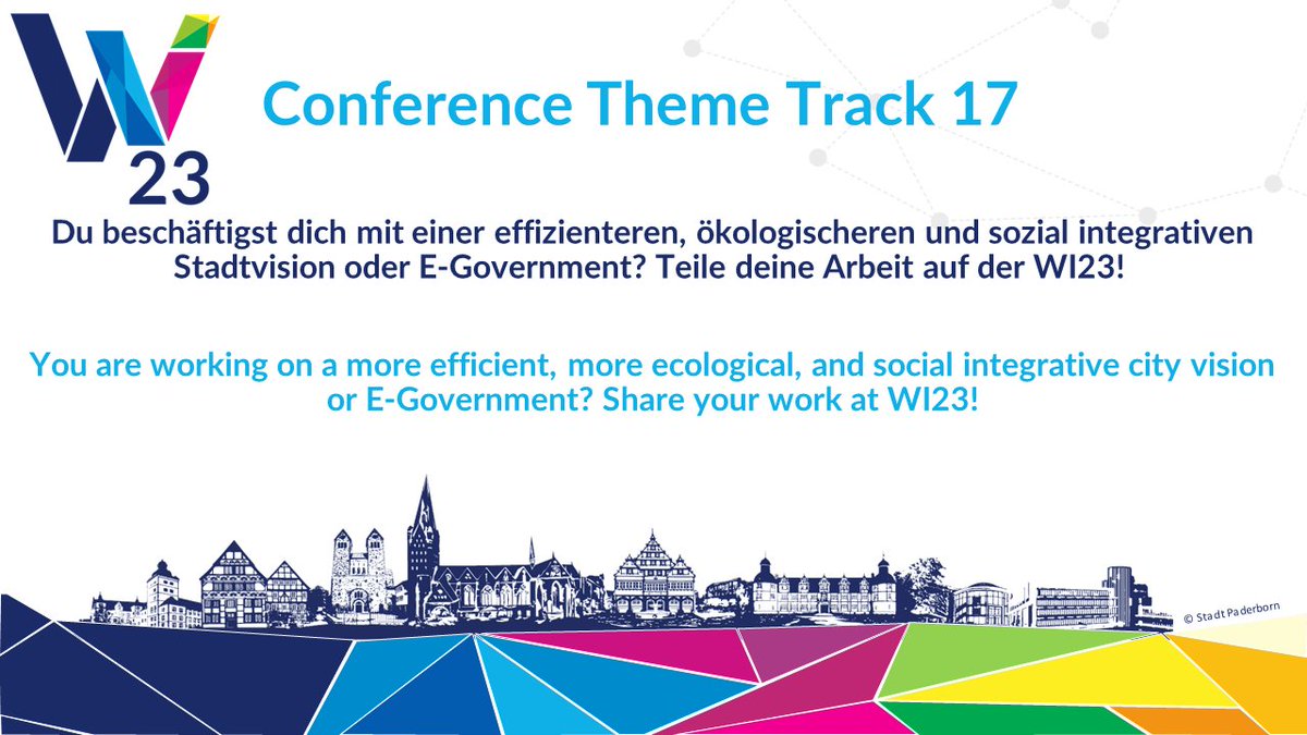 WI_Conference's tweet photo. Track 17: Smart Cities & Digital Government
https://t.co/WyYAd5NqYZ
#WI23 #track17 #EGovernment #SmartCity https://t.co/reKmD74mZT