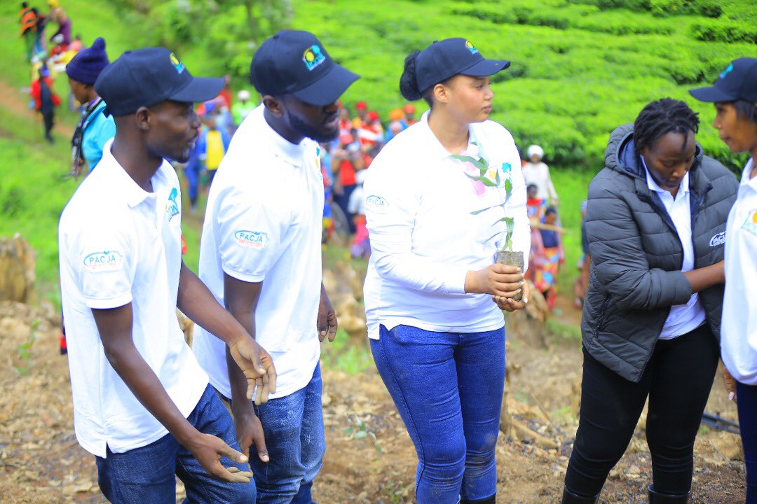 lutzDjenny's tweet image. Hand in hand Cooperation with Fonerwa , Green Gicumbi and the National commission for human rights in UMUGANDA with a vision of protecting our environment from Erosion by planting 12000 trees as we work towards Climate Justice @PACJA1 @RccdnRwanda @GreenGicumbi @EnvironmentRw