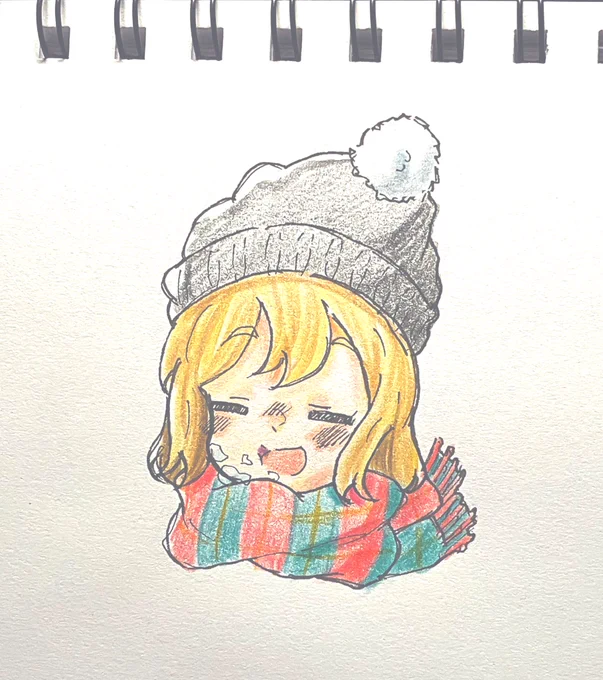 『寒くなってきたズラねぇ〜』#lovelive#国木田花丸 