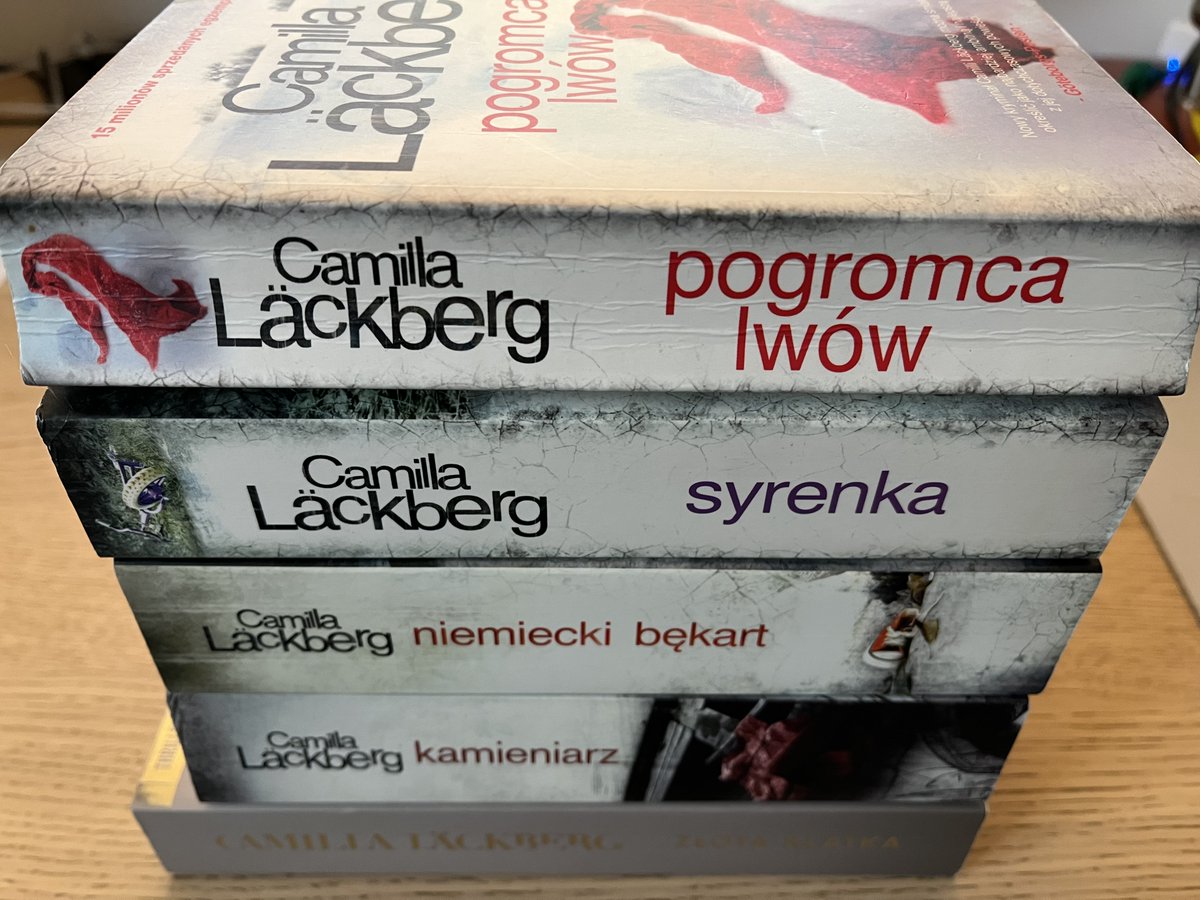 MKacymirow's tweet photo. Zestaw Camilli Lackberg, 50 zł, https://t.co/fsuewSomxN https://t.co/yiMuHN1fVM