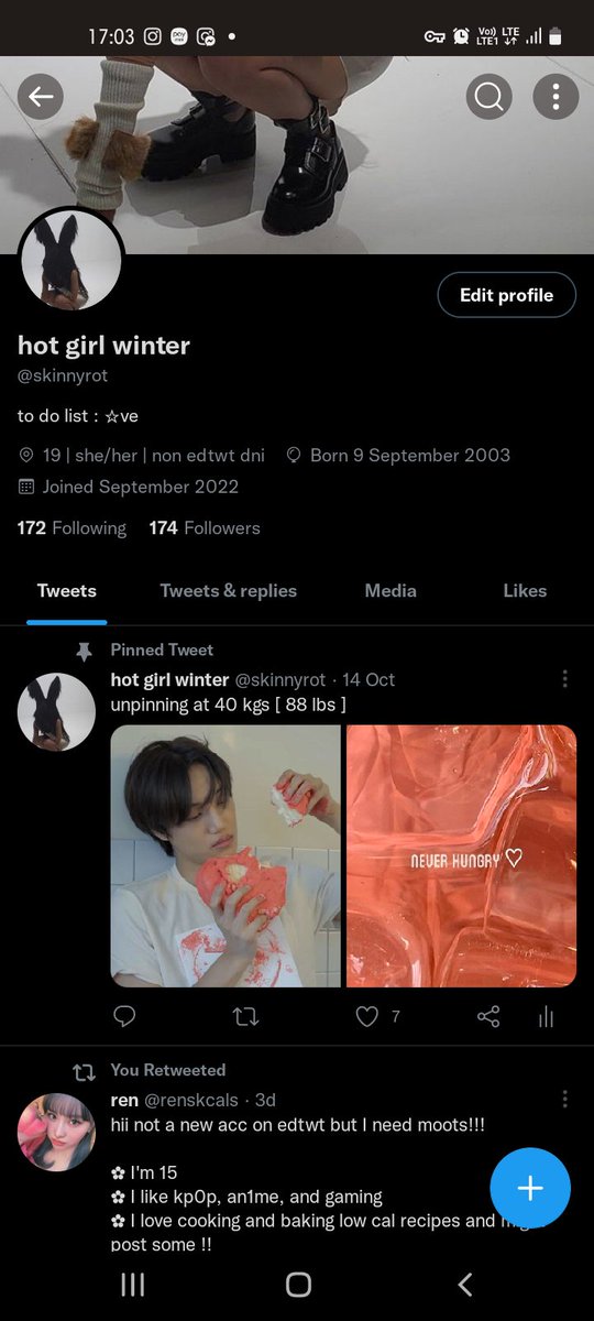 skinnyrot's tweet photo. do you see the difference 😭😭😭 https://t.co/kPdJddGF7b