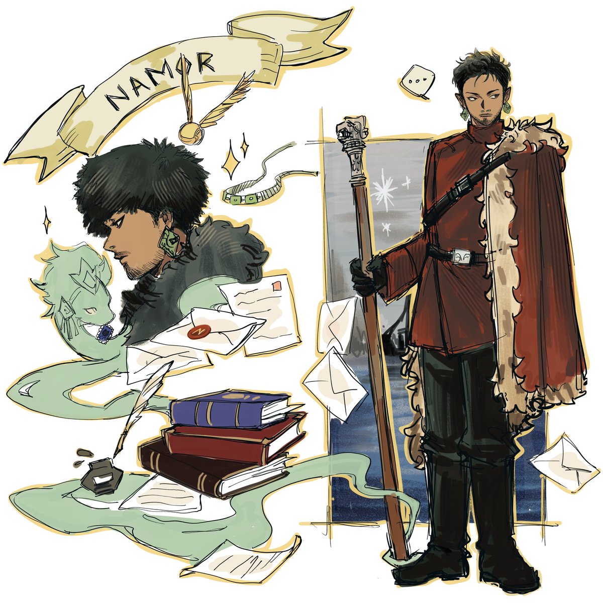 hogwarts school uniform dark skin school uniform wand black hair holding wand one eye closed  illustration images