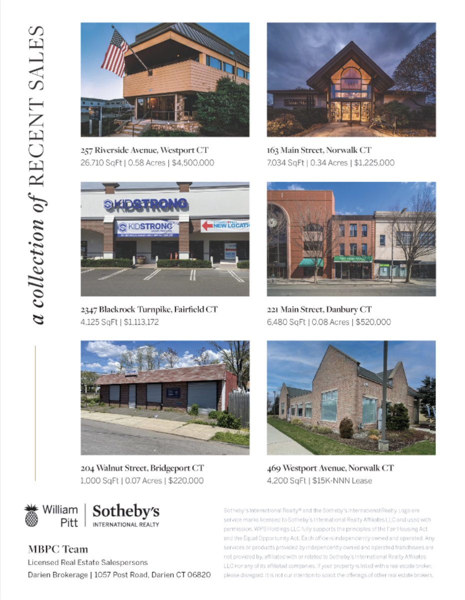 Commercial real estate specialists at Sotheby’s international.  Top team in 2021!