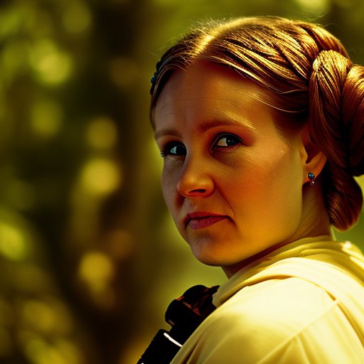 CarineFabritius's tweet photo. I trained AI model with my own face photos 👾🤖
#aigrenerated #artificialintelligence #tekoäly #dreambooth #stablediffusion #digitalart #promptengineering #starwars #PrincessLeia #machinelearning #starwarsgeek #starwarsfan #starwarsart #starwarsdaily #deepfake #photorealistic #AI https://t.co/2XDRQLntfc
