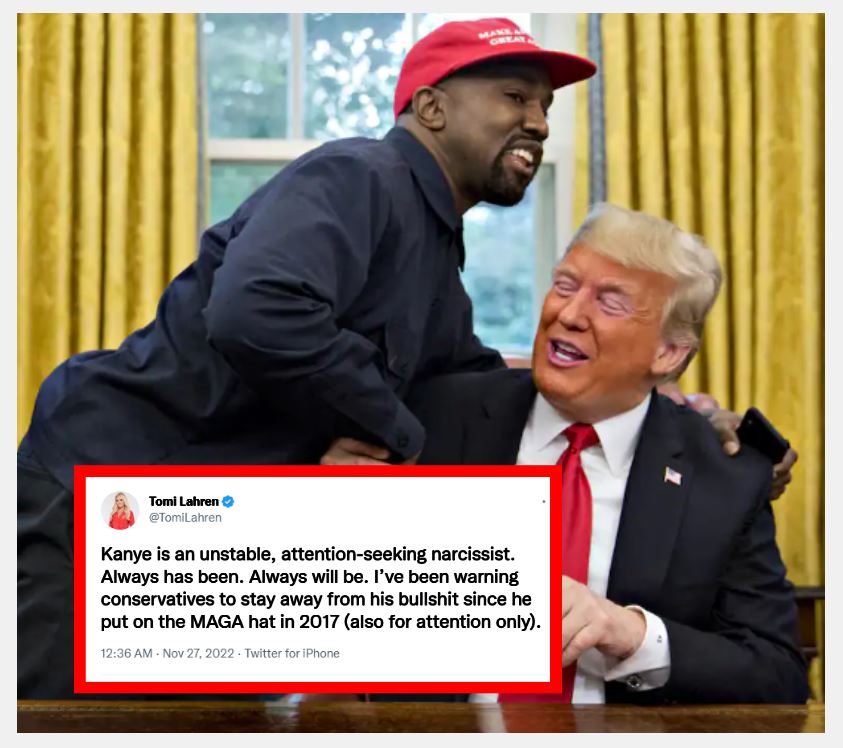 MAGAts having a ShitFit over Donald snuggling with Kayne is a Hoot. Nazis are Very Fine, Love Letters to Kim is Cool, Sword Dancing with Saudis is A-OK, Blowing Putin at Helsinki= Winning, But The Crazy Black Rapper? That's crossing the Line in the Sand. #KanyeWest #MAGAmeltdown https://t.co/3tPnRuWS7t