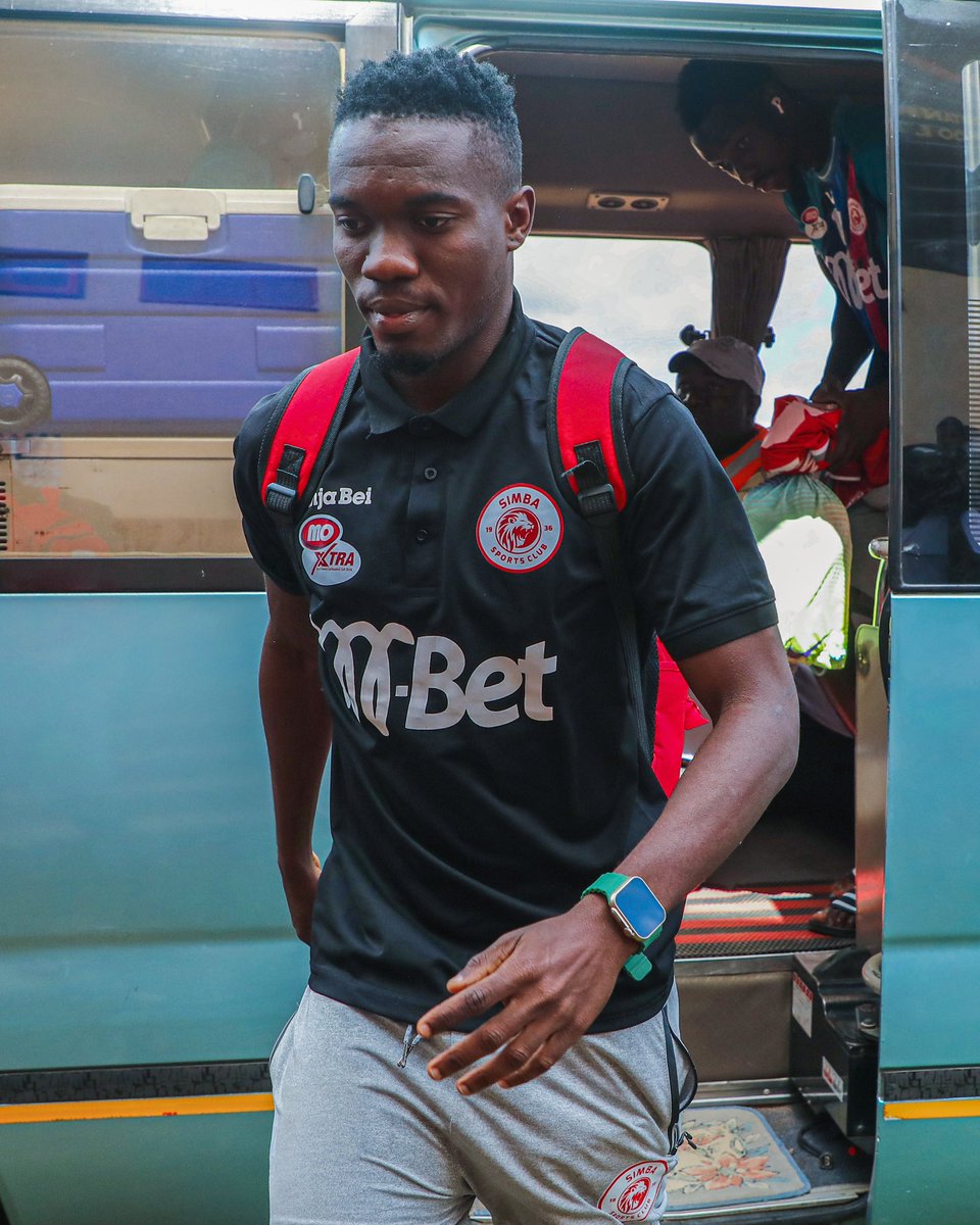 SimbaSCTanzania's tweet image. Kikosi kimefika uwanjani.

#NBCPremierLeague 
#NguvuMoja
