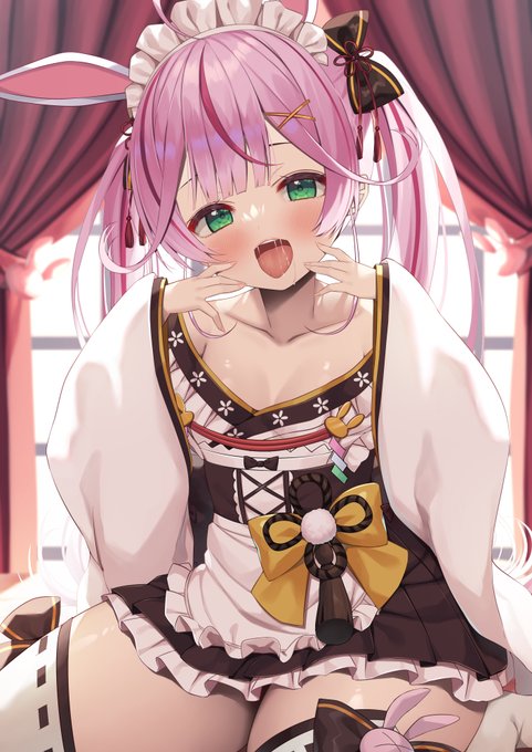 skebありがとうございました!
餅月なこさんを描かせて頂きました! 