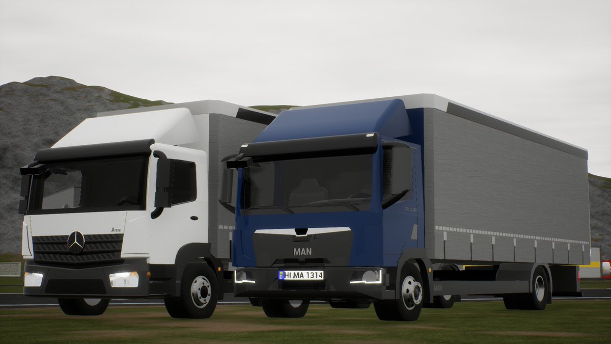 SalzSmp's tweet photo. recreation of two of my favrioute trucks c:
#MAN_TGL  #Mercedes_Benz_Atego https://t.co/96L89VNU5a