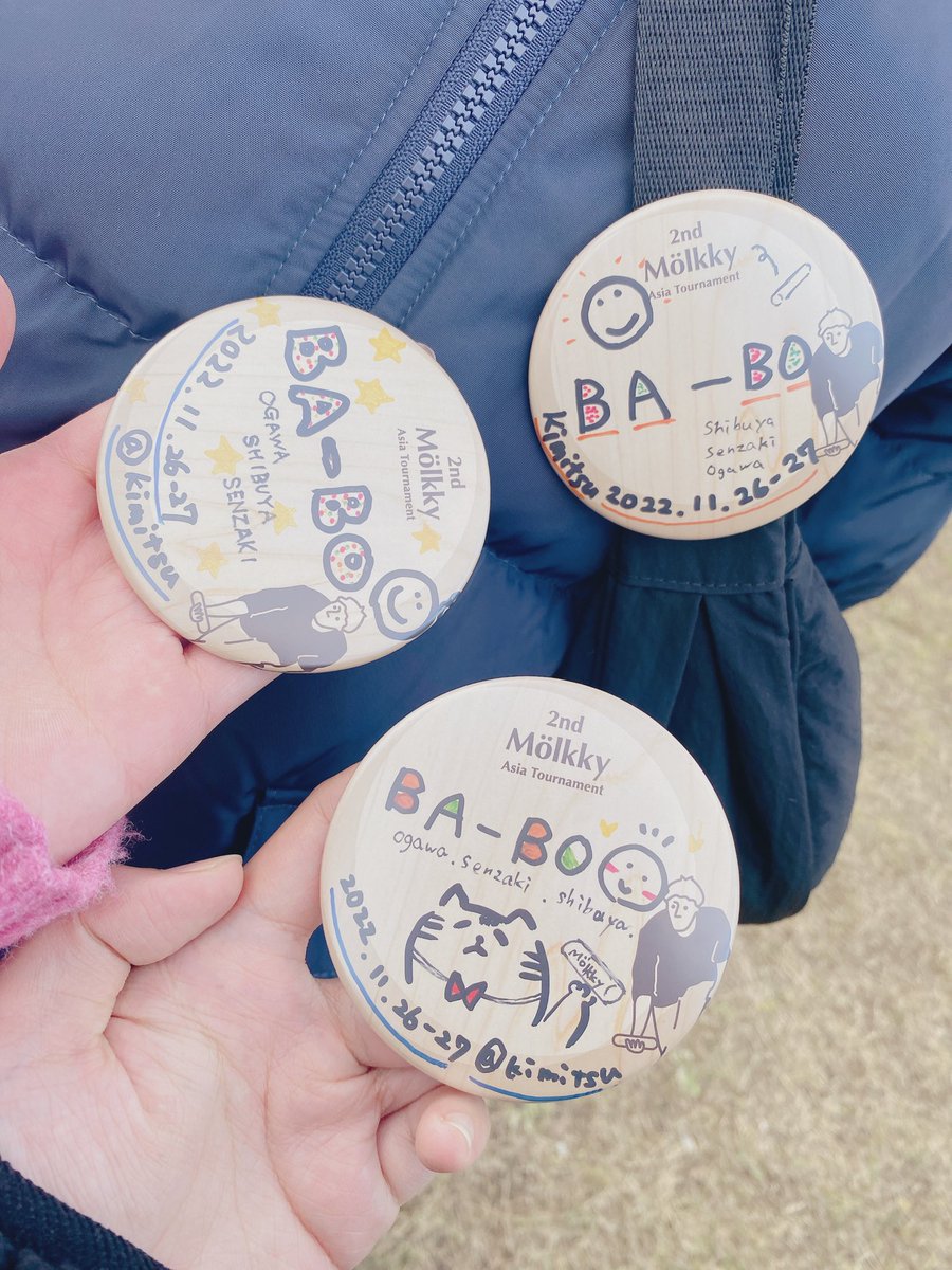 アジア大会は予選2位で通過ならずでしたー！
悔しかったけど楽しかったな😊🌱
関わってくださった皆さまありがとうございました🤲✨
缶バッジつくったよ⸜︎︎︎︎︎☺︎⸝