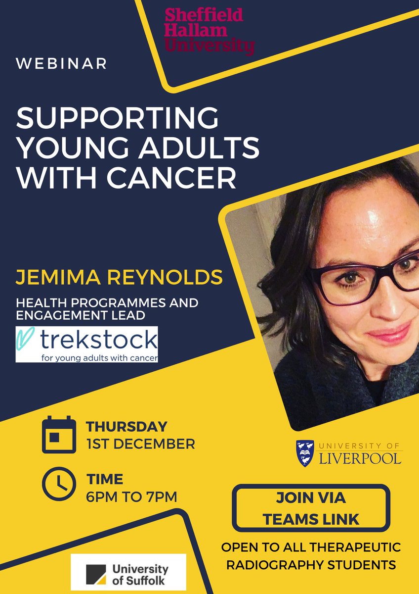 Amazing opportunity here for students! Check your emails and announcements for the link! <a href="/trekstock/">Trekstock Cancer Support</a> <a href="/UOSRadiotherapy/">UoS Radiography</a> <a href="/LiverpoolRadSoc/">Liverpool RadSoc</a>