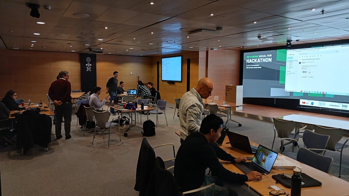 🚨¡RECTA FINAL DEL METAVERSE SOCIAL HUB!

⏲️Quedan pocas horas para descubrir a los ganadores del hackaton de <a href="/IBM/">IBM</a> <a href="/IBM_ES/">IBM España</a> . El jurado ya se encuentra en las instalaciones para deliberar sobre los proyectos.

¡Suerte a todos!👏