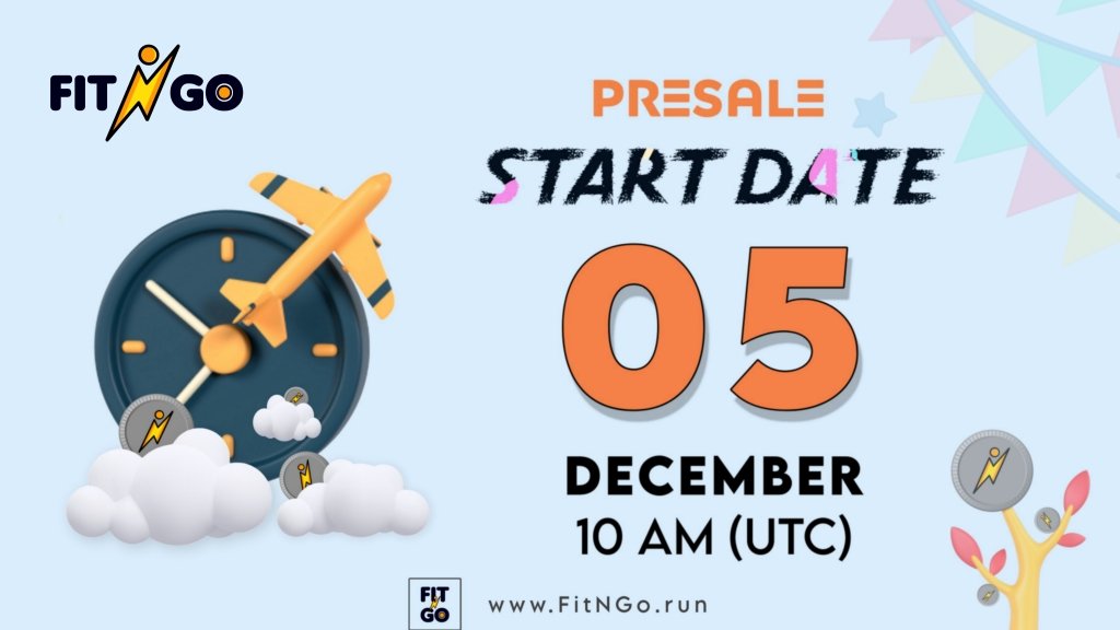 Wait is over! 🎉
Fit N Go (FNG) Presale is going to live on our website!

Visit: app.fitngo.run/presale

🚀What is FNG token?
FNG is Fit N Go's platform token that provide drivers for the entire ecosystem. FNG has multiple use cases Reward, NFT, Staking and more.

#FNG #Presale