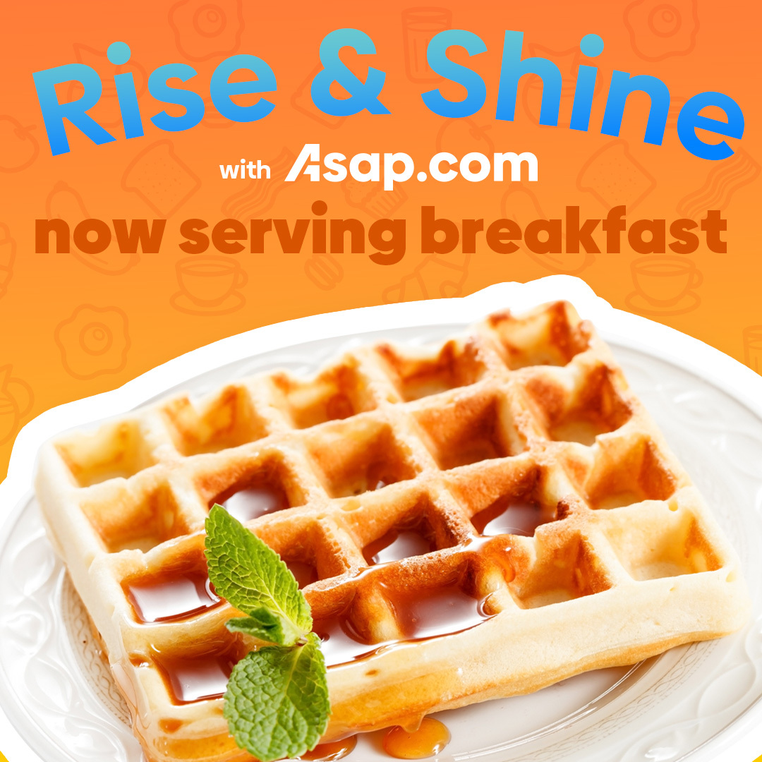 The best part of breakfast... is not having to cook it. Order your breakfast favorites for delivery this morning!